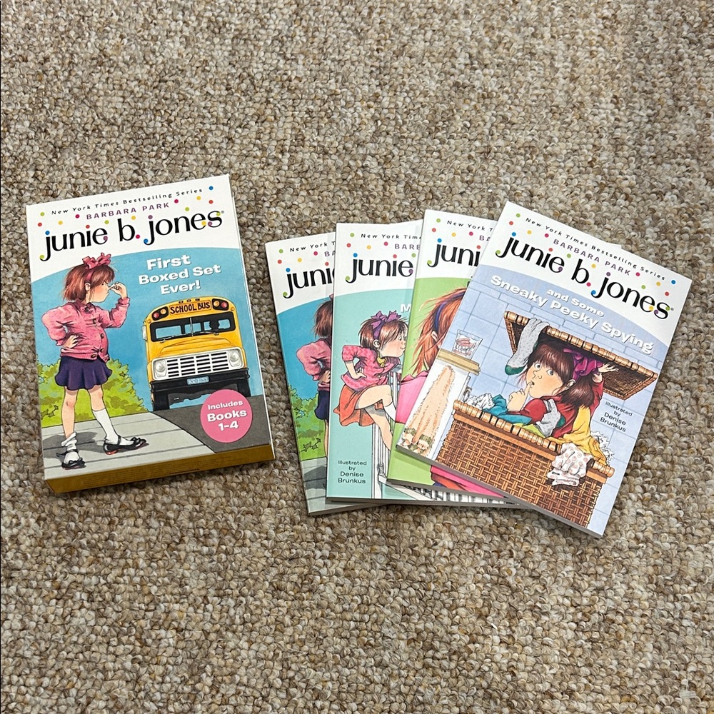 June B Jones First Boxed Set Books 1-4 Barbara  Park -New Condition